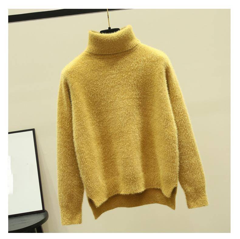 Collar Winter Thick Chenille Sweater