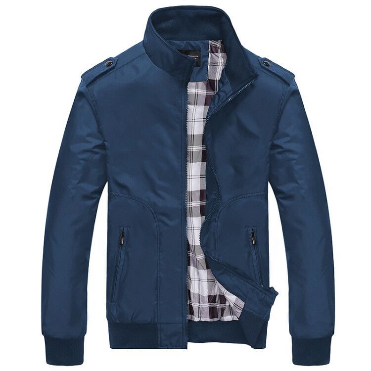 Trench Winter Mens Jean Jacket